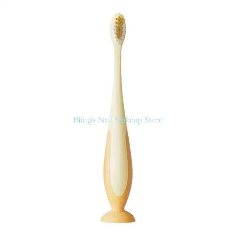 28TA Interactive Toothbrush with Suction Cup Soft Bristles For Childrens Teeth Care