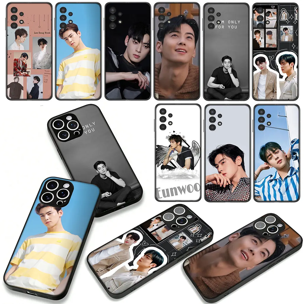 Чехол Cha EunWoo Lee Dong Min K POP Eun Woo для Motorola Moto E14 E15 E32 E22 E20 G04 G13 G14 G34 G45 G64 G82 G84 G20 G53 G60 G72