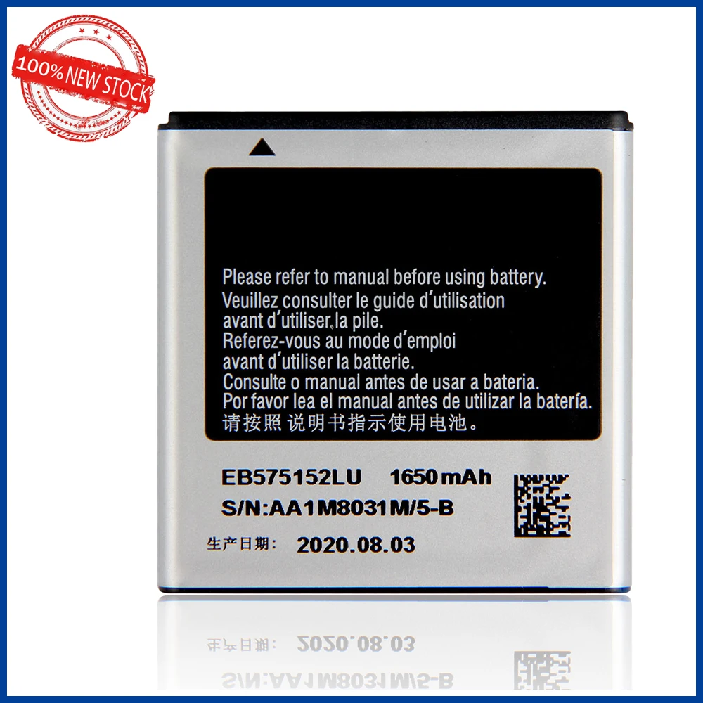 EB575152LU EB575152VA EB575152VU Battery For Samsung Galaxy S I919U I9000 i9001 I9003 I589 I8250 I919 D710 I779 1650mAh Batteria