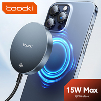 Toocki 15W Qi2.0 Fast ChargingWireless Magnetic Charger Lightweight For  iPhone 16 15 14 13 12 pro Max - Wireless Charging Stand