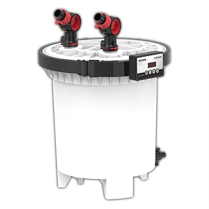 

4-stage Intelligent LCD display Aquarium Outside External canister Filter for fish tank HW-5000 with Chinese Plug