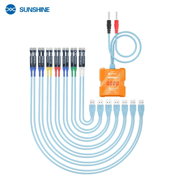 Sunshine IBoot D Mainboard Power on Off Boot Line for iPhone 8G~17PM for Samsung Huawei Xiaomi Repair DC Power Supply Test Cable view 5