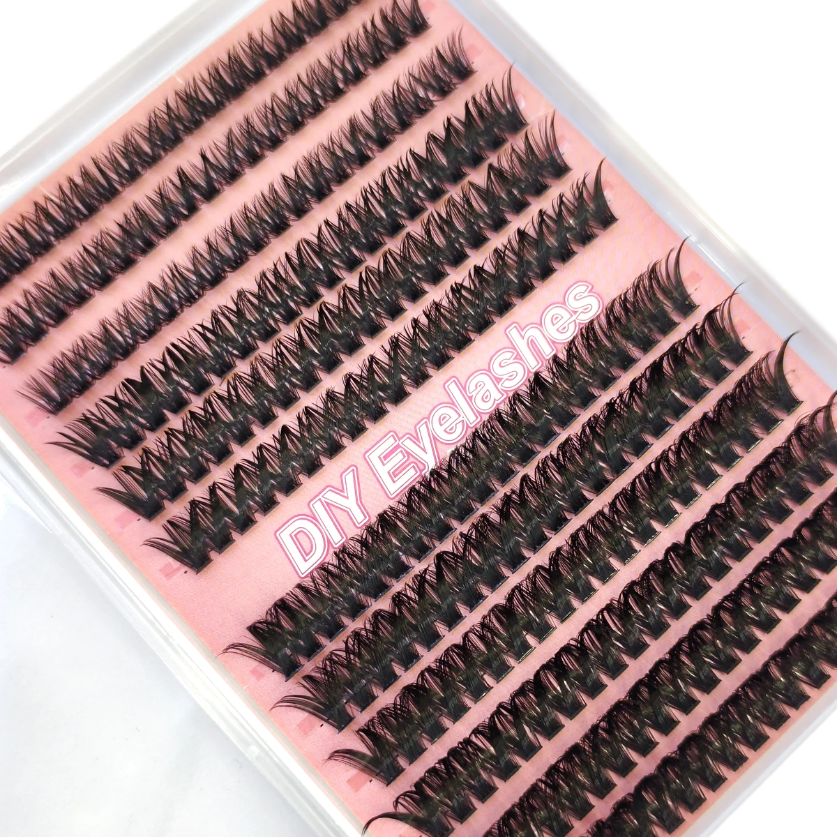HBZGTLAD60+80+100P 3D Russland Volumen Wimpern Gemischte Tablett Einzelne WimpernWeiche Natürliche Wimpern Nerz Wimpern Cluster Falsche Wimpern