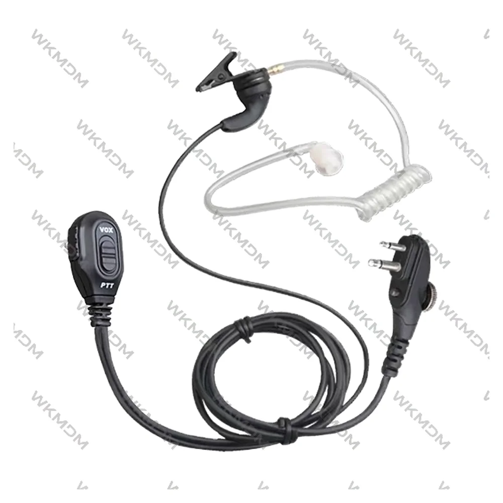EAN12 Air Tube PTT Mic Earpiece Headset for Hy Handheld Mobile Digital Communication Accessory for Walkie Talkie