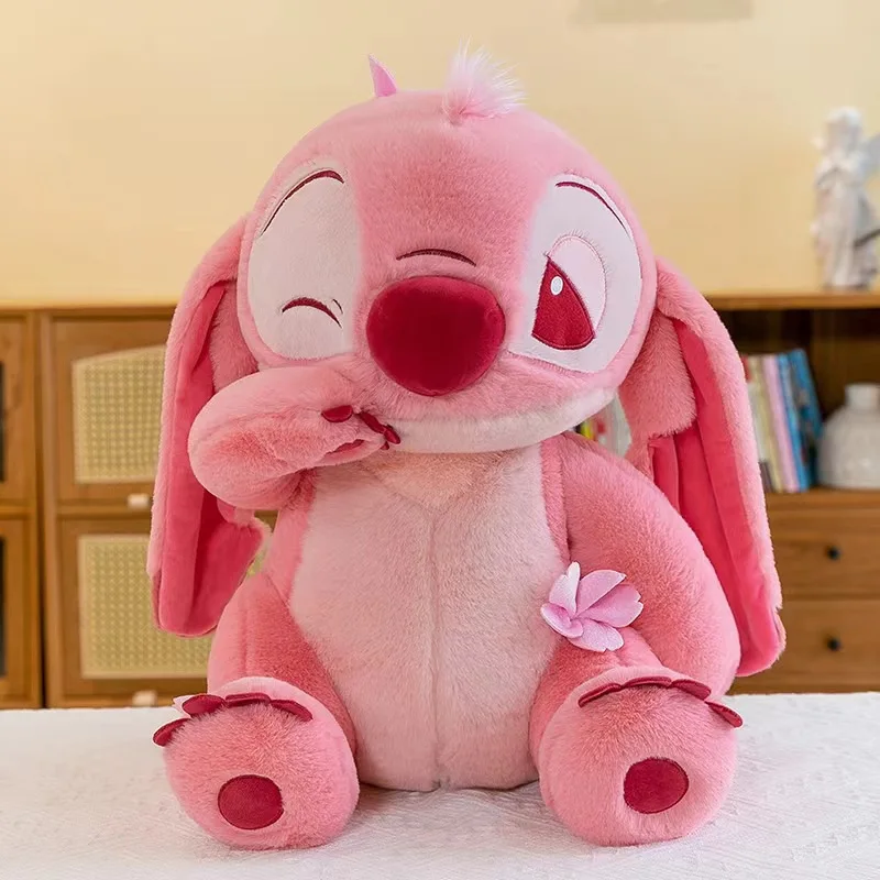 ピンク桜シリーズ スティッチ かわいいぬいぐるみ 漫画アニメ スティッチ 部屋飾り 抱き枕 キュートなぬいぐるみ枕 女の子の誕生日プレゼント