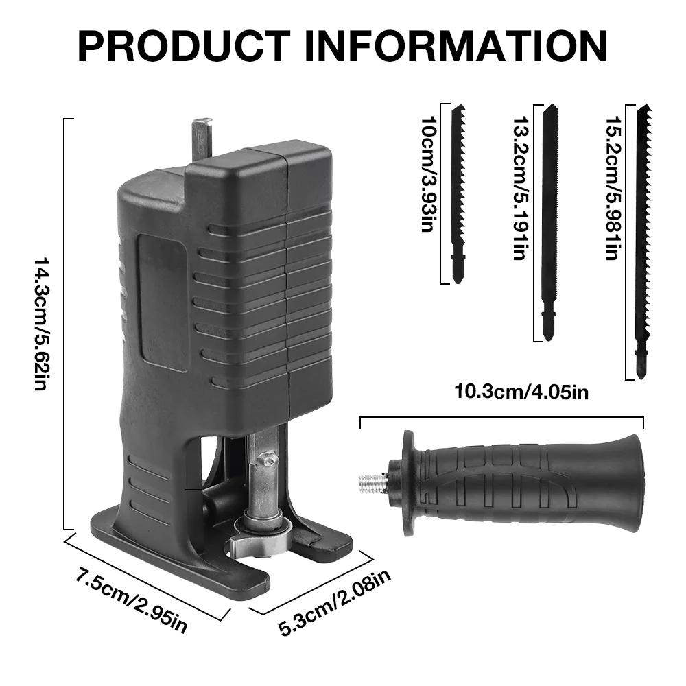 Reciprocating Saw Adapter Band Saw Blade Household Electric Drill Modified Electric Saw Portable Power Tool Wood Cutting Machine