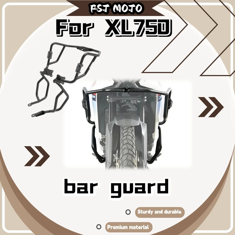 

For XL750 Transalp Original Hole Mount Crash Bar, No Drilling Quick Install High Toughness Anti-Scratch Engine Protection
