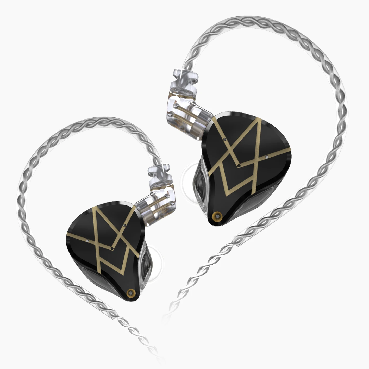 KZ-ASX HiFi Bass インイヤーヘッドセット、20 BA ユニット、モニター