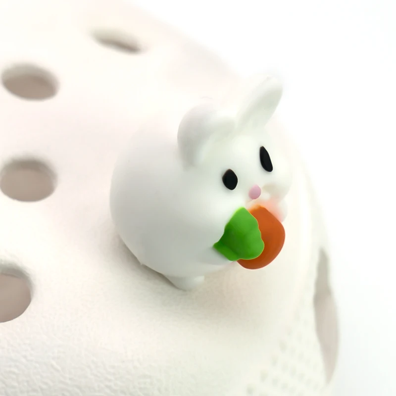 1 Stück 3D-Schuhcharms für Kinder, Panda, Katze, Gans, Koala, Tierpins, Niedliche Schuhaccessoires und Dekorationen für Damen und Herren, Clog-Schnallen – Detail 12