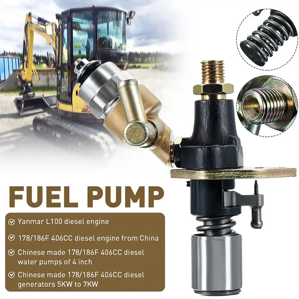 Fuel Injector Injection Pump W/ Solenoid KDE6700T For Diesel Generator Engine
