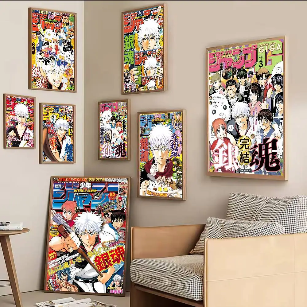 GINTAMA Anime Good Quality Prints And Posters HD Quality Poster Wall Art Painting Study Home Decor