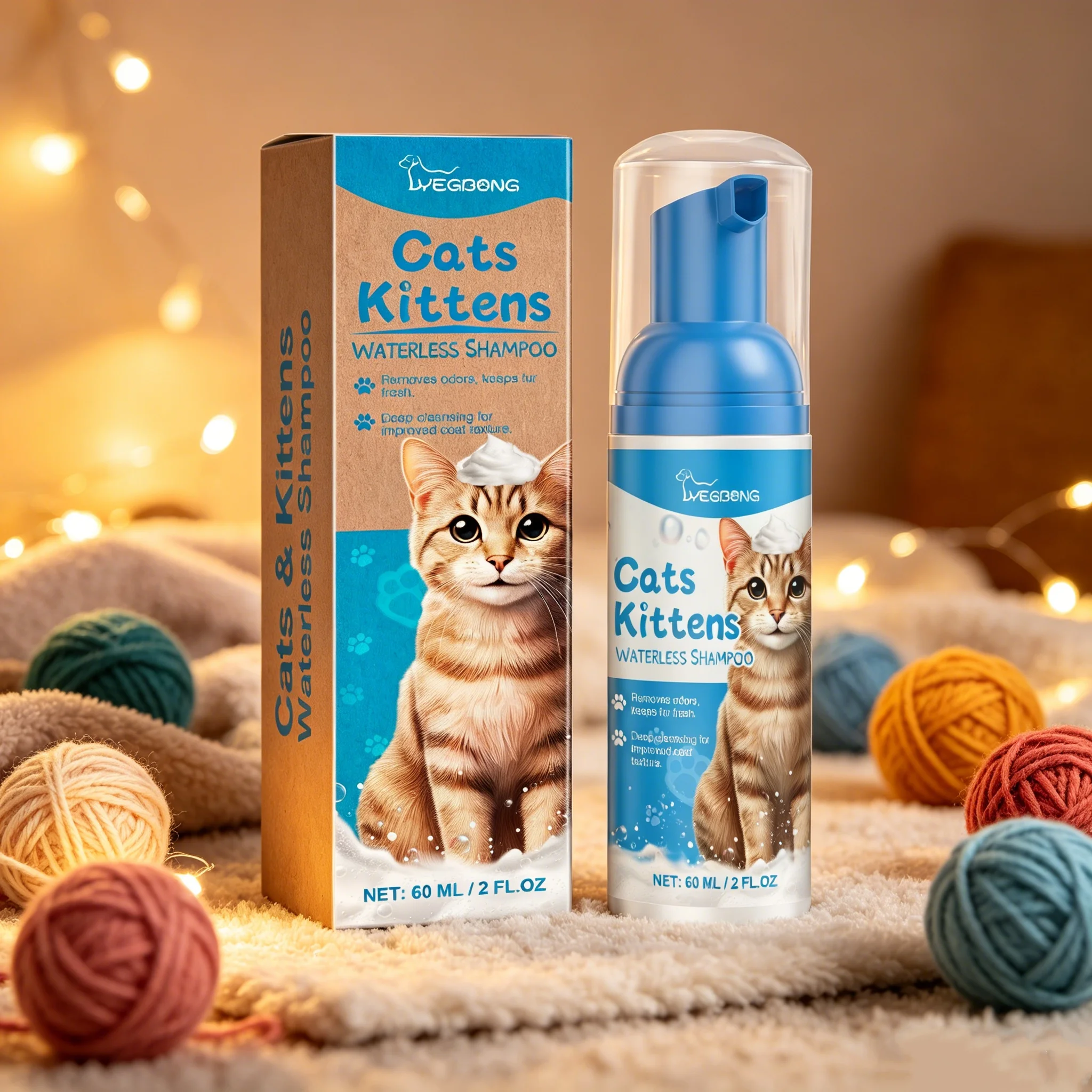 Kattshampoo för luktfritt och välvårdat kattpäls_voghion.com