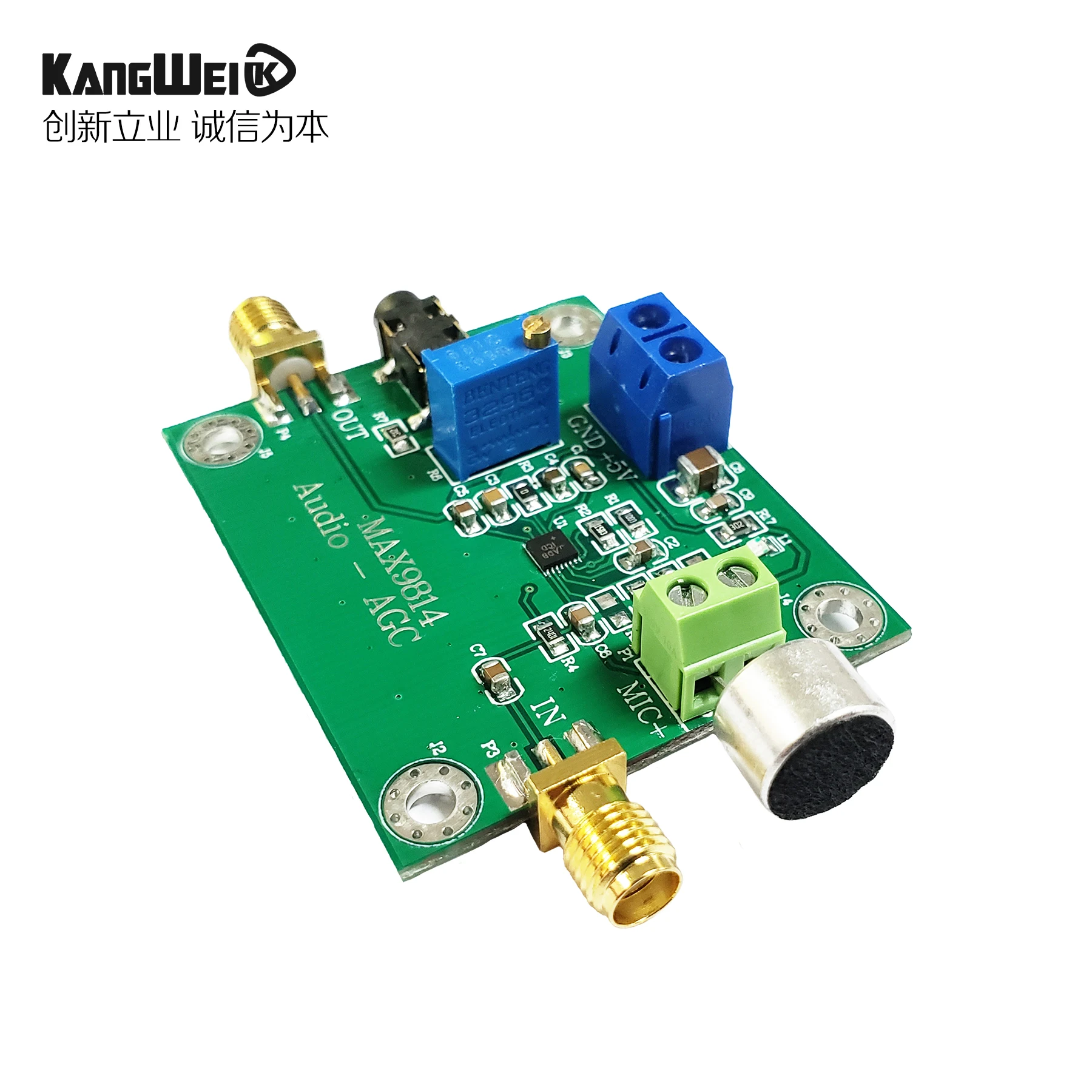 

MAX9814 Microphone Amplifier Module Audio AGC Microphone Sensor Pickup MIC Microphone Sound