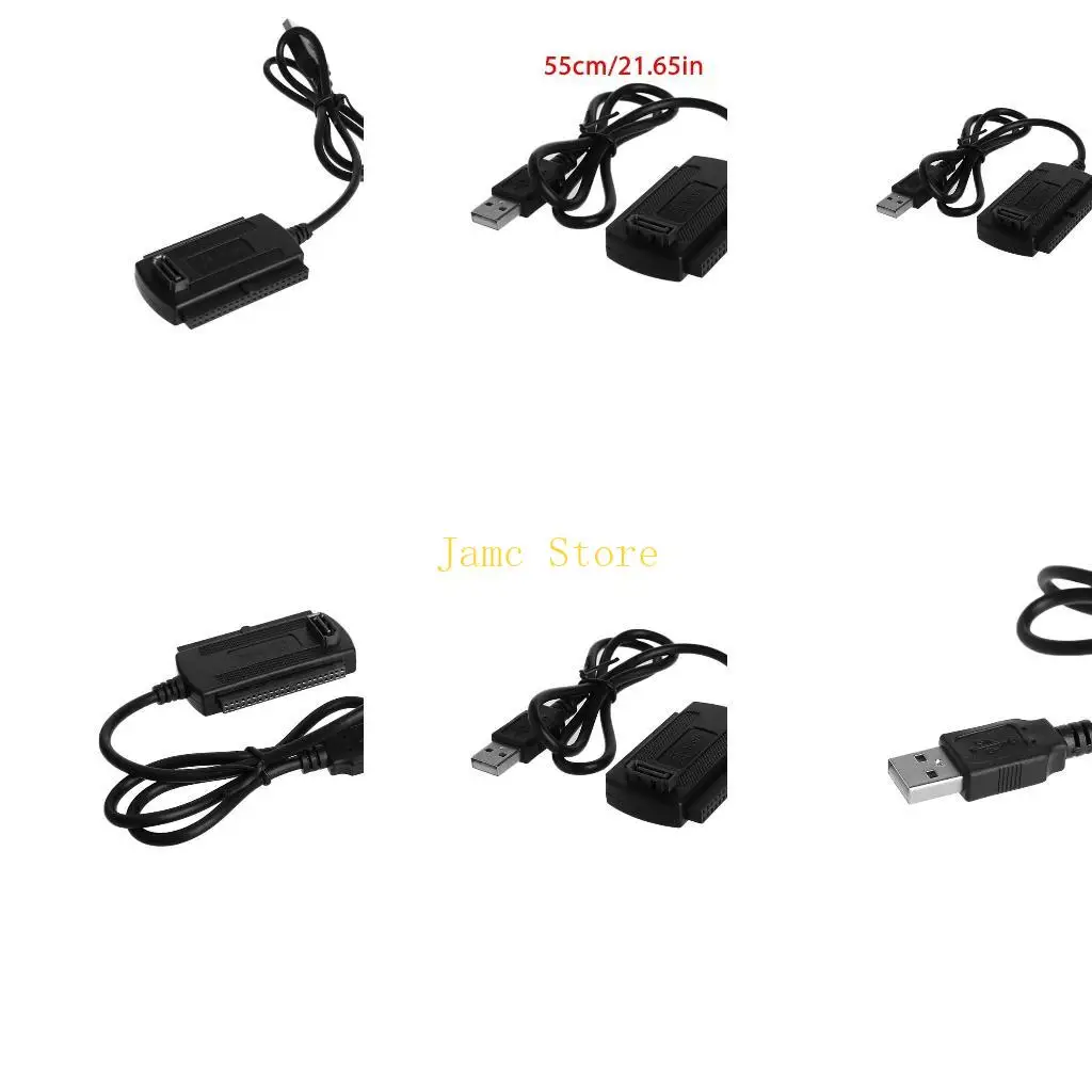 

LX0B USB2.0 Кабель-конвертер жесткого диска для адаптера HDD SSD 2,5 3,5 дюйма