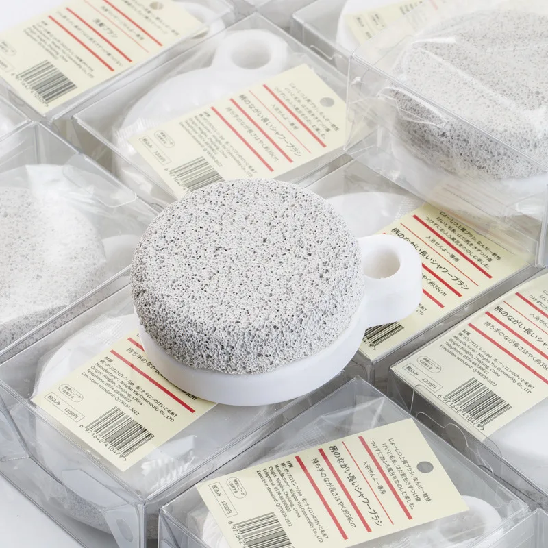 หินภูเขาไฟธรรมชาติหินเท้าทําความสะอาดผิว Body Scrubber Shower Foot Care เครื่องมือนวดทําความสะอาด Dead Hard Skin Care เท้าเครื่องมือทําความสะอาด