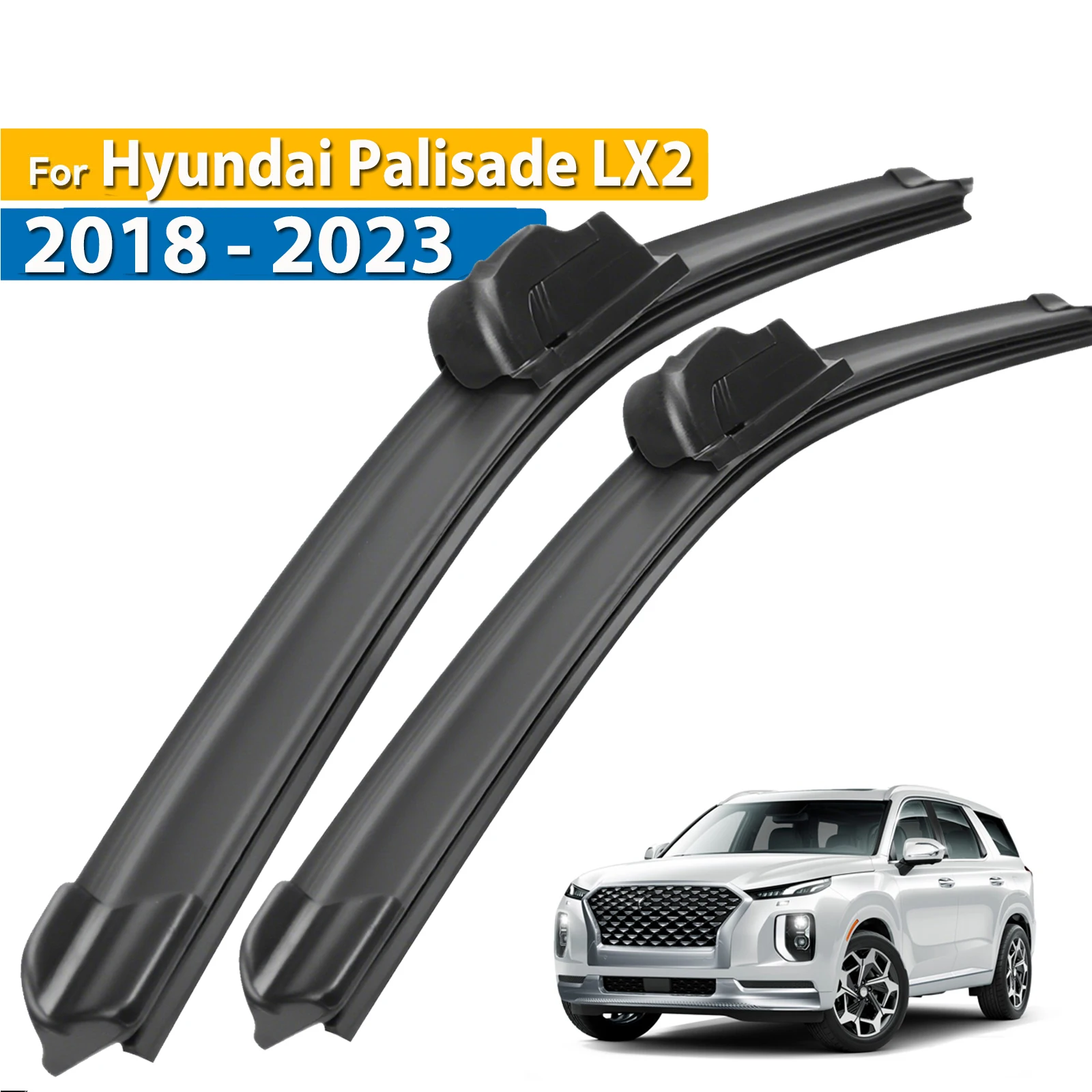 

Erick's Wiper LHD Front Wiper Blades For Hyundai Palisade LX2 2018 - 2023 Windshield Windscreen Window Car Brushes 26"+20"