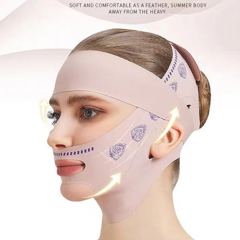 Doppel-deck Gesicht Abnehmen Verband Face Lifting Gürtel V Linie Gesicht Abnehmen Strap Doppel Kinn Spanner Schlanken Strap gesichts Maske Werkzeug
