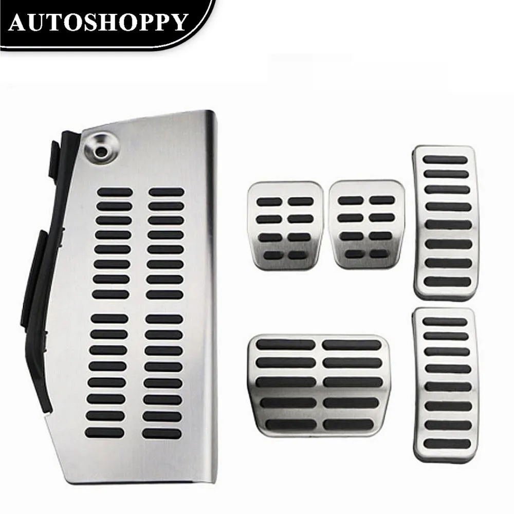 Stainless steel Car Pedal Cover For  A3 For VW Polo 6N 9N 6R jetta MK4 For Skoda Fabia For Seat Ibiza 6K/6L/6J/Seat Leon