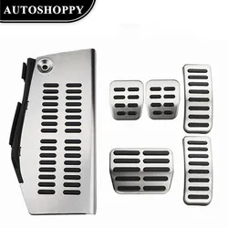 Edelstahl Auto pedal abdeckung für a3 für vw polo 6n 9n 6r jetta mk4 für skoda fabia für sitz ibiza 6k/6l/6j/sitz leon