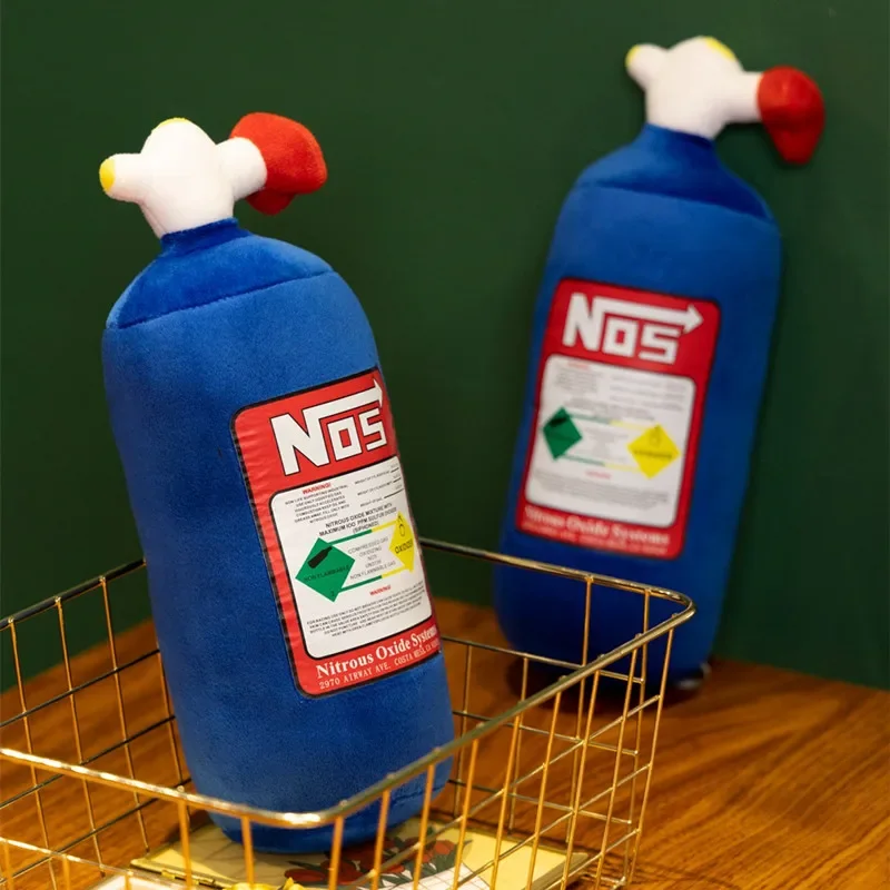 28/45cm echte Stickstoff zylinder Plüsch Kissen Auto Taille von einem modifizierten Persönlichkeit Kissen weichen Kissen Raum dekoration Geschenk