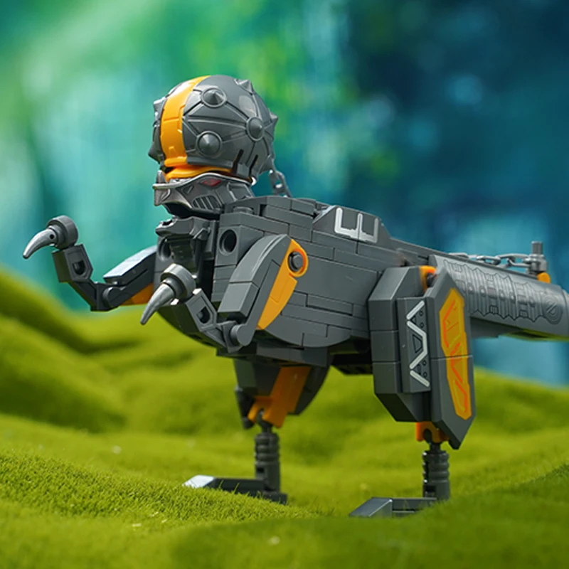 キープリー ティラノサウルス 組み立てブロック 子供向け教育玩具 組み立て式ヴェロキラプトル 強力なドラゴン神 恐竜モデル トレンドのおもちゃ