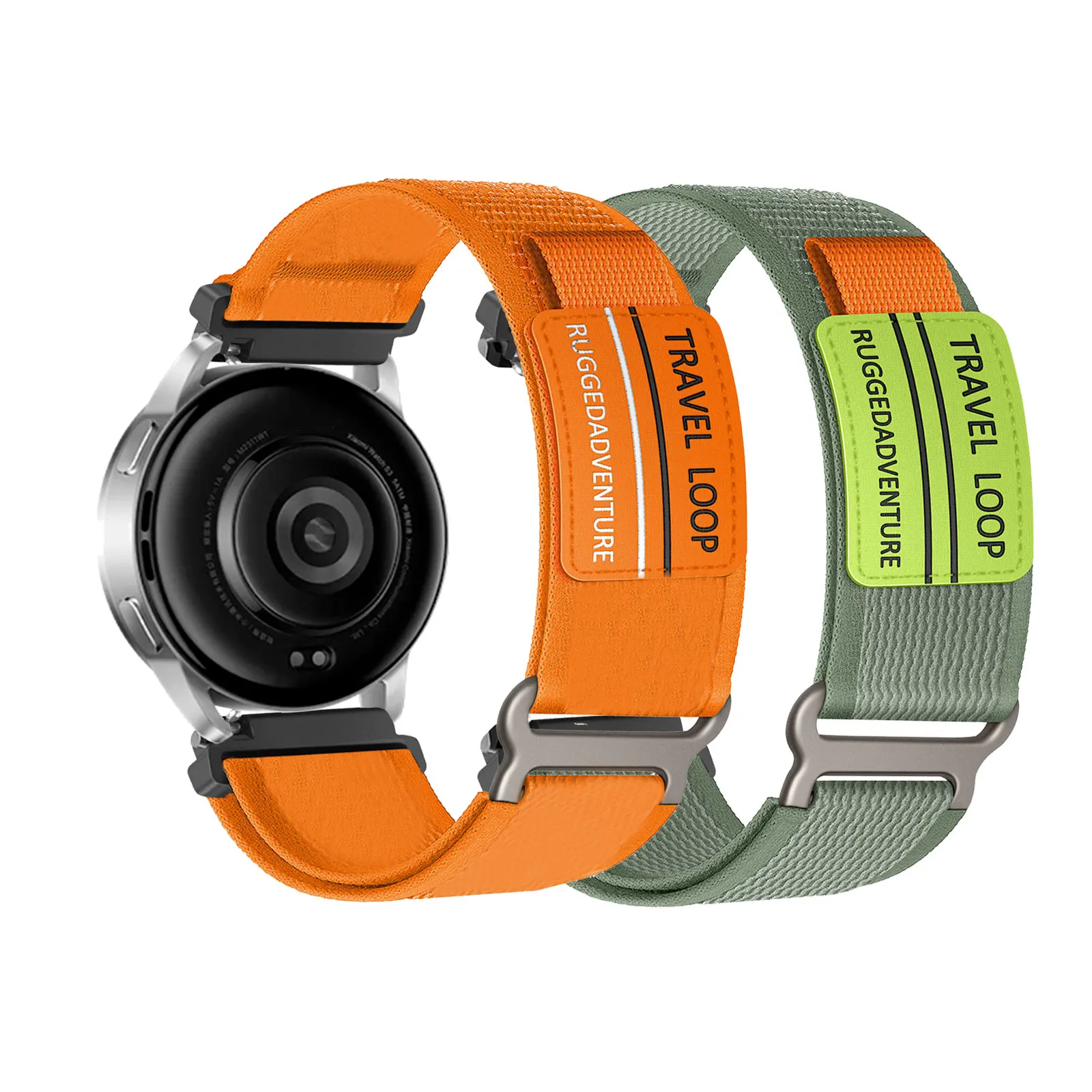 

2pcs Nylon Velcro Bands for Xiaomi Mi Watch/Watch Color/Color 2/Color Sport/S1/S1 Active/S1 Pro/S2/S3/S4/S4 Sport/2/2 Pro Strap