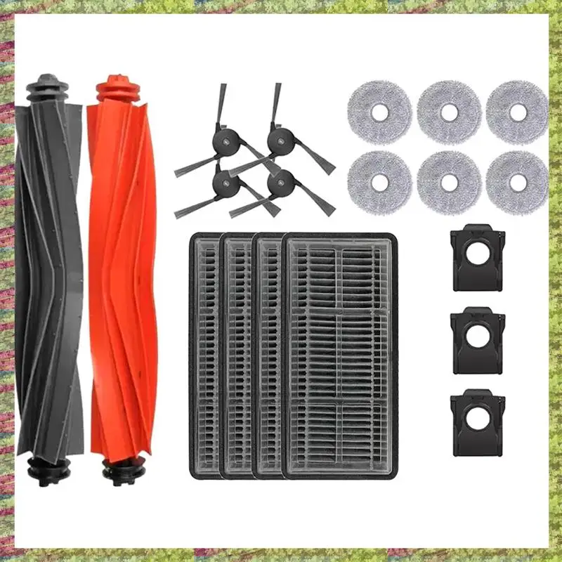 ABKB для Dreame X40 Pro Ultra, аксессуары для робота-пылесоса, основная боковая щетка, фильтр, швабра, мешки для пыли, запасные части