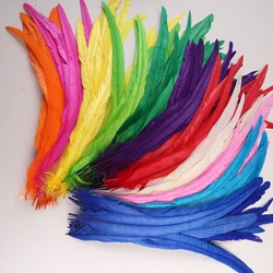 50Pcs 35-40cm Rooster Tail Feathers for Crafts Carnival Accessories Natural Long Plumes Chicken Decoration Feather Headdress