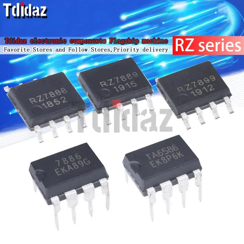 5PCS/LOT RZ7886 RZ7888 RZ7889 RZ7899 TA6586 SOP-8 Motor forward and reverse drive IC chip