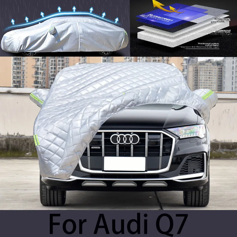 For Audi Q7 Car hail protection cover Auto rain protection scratch protection paint peeling protection car clothing