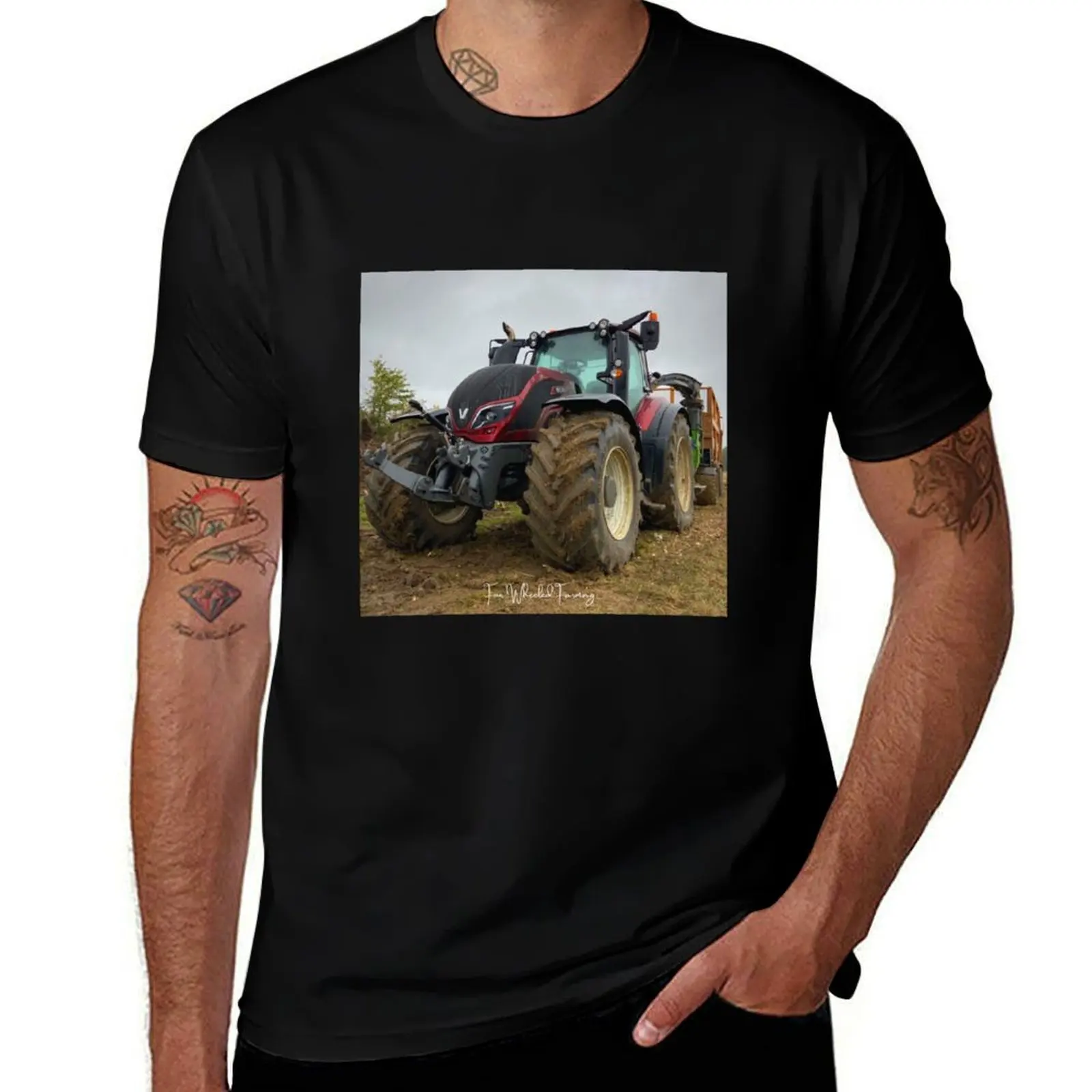 

Valtra Tractor by Four Wheeled Farming T-Shirt printed t shirts for man cotton t shirts man 100% T-Shirt