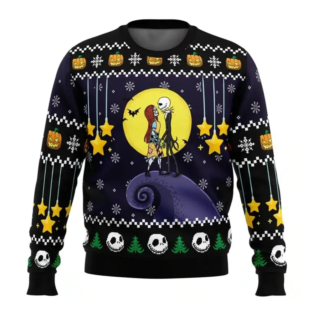 

Women's and Men's Puppet Nightmare Before Christmas Sweater, Couple Hoodie, Men's Pullover, Couple Sweatshirt