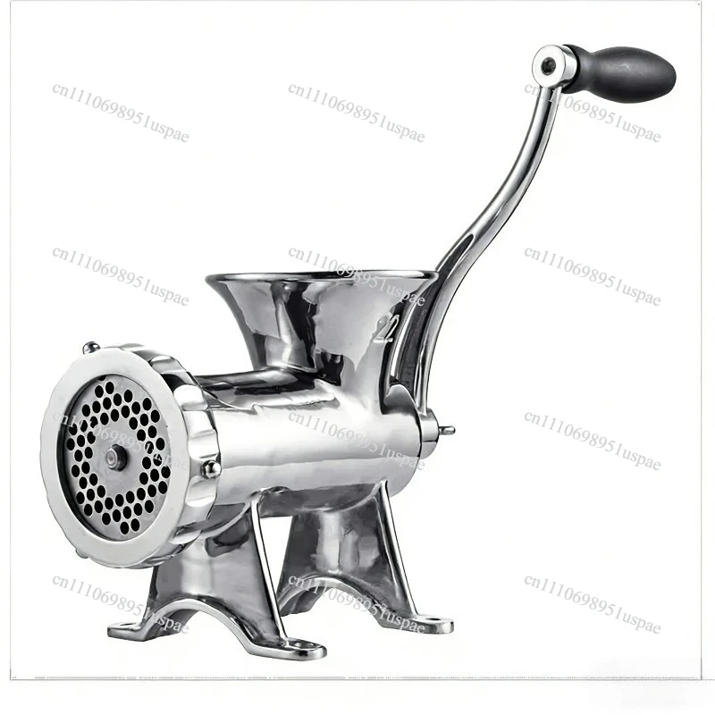 No. 22 Household Desktop All-stainless Steel Manual Meat Grinder, Minced Meat Sausage Machine, Commercial Meat Grinder