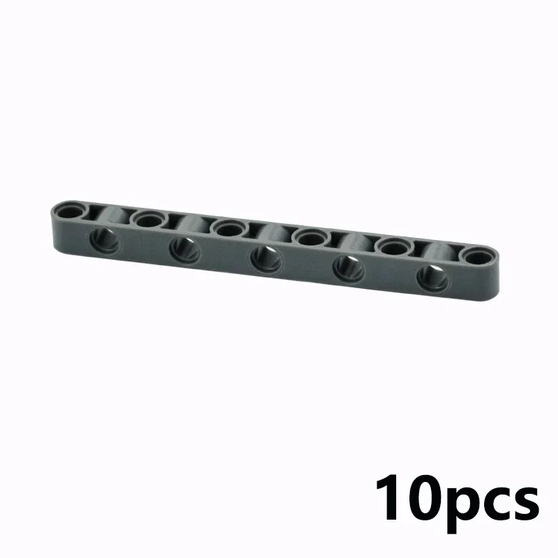 MOC Holes Building Blocks Liftarm 10Pcs 1x11 Holes Thick Beam Arm Open Center Bricks Parts EV3 Compatible DIY Kid Toys