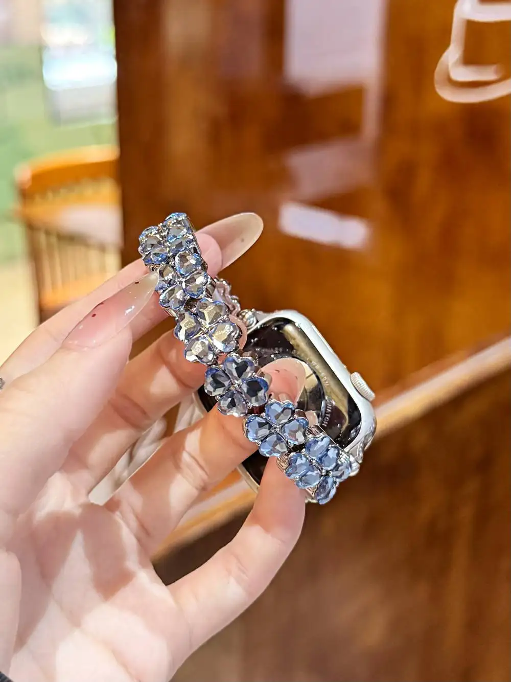 موضة رائع سوار ربط ل سوار ساعة يد آبل سلسلة S10/8/7/6/3/4/5/9 40 مللي متر 41 مللي متر 38 مللي متر 42 مللي متر 44 مللي متر 45 مللي متر 46 مللي متر حزام