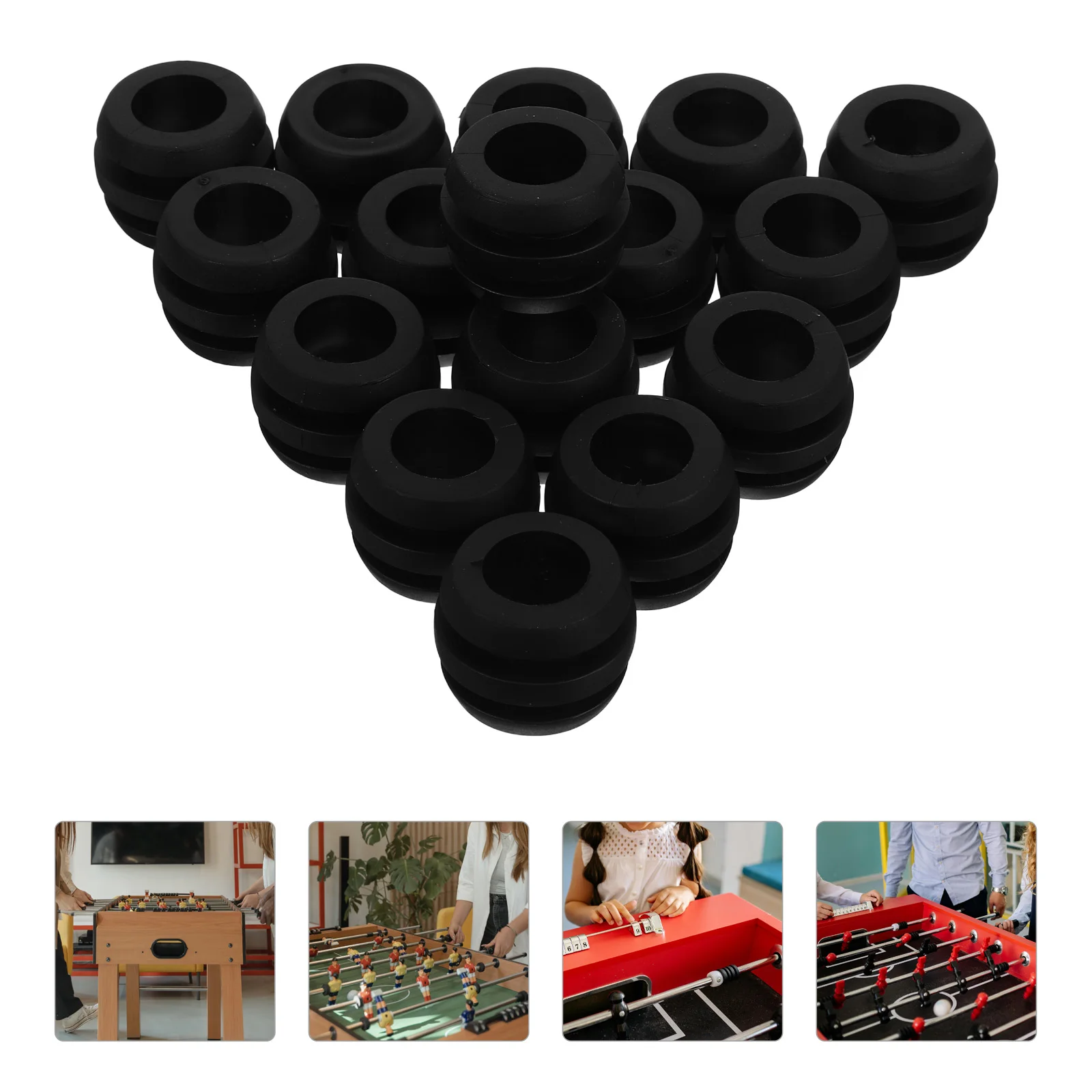 Tabletop Foosball Bushings Shafts Covers Part Accessories Games Replace Parts Plastic Bearing Rods