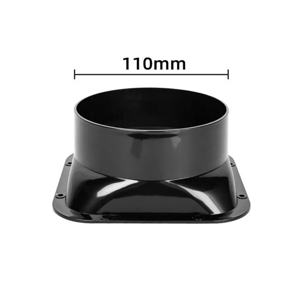 8-типный соединитель воздуховода с квадратным фланцем, АБС-пластик для шланга диаметром 100-300 мм, обратный клапан для ванной комнаты, кухни, детали вентилятора