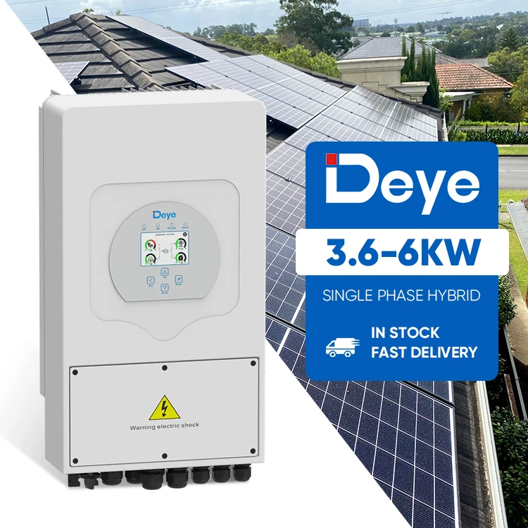 

deye solar inverter SUN-6K-SG03LP1-EU 3.6kw 5kw 6kw single phase hybrid solar inverter for home use