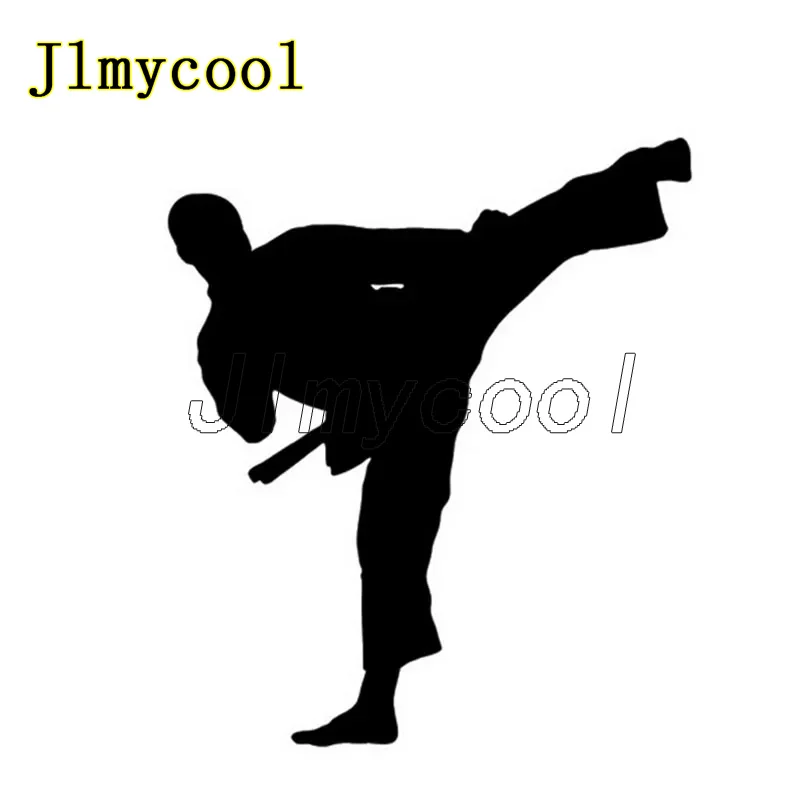 

12*14CM Kung Fu Taekwondo Car Sticker Decal The Window Decoration Karate Car Stickers And Decals Decal Sticker
