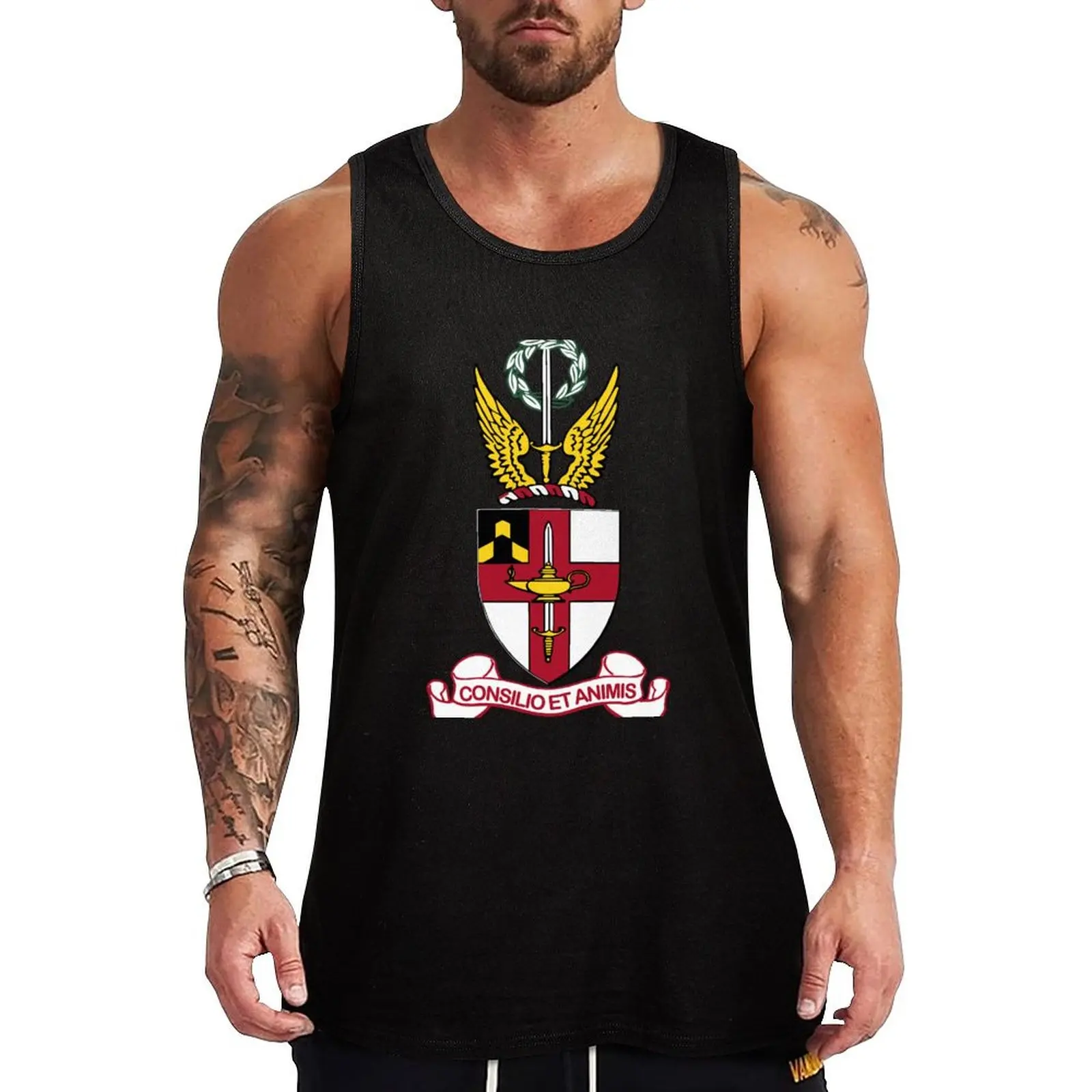 

Virginia Military Institute - United States Tank Top singlet for men sleeveless Men's t-shirts Men's gym Fitness men clothing