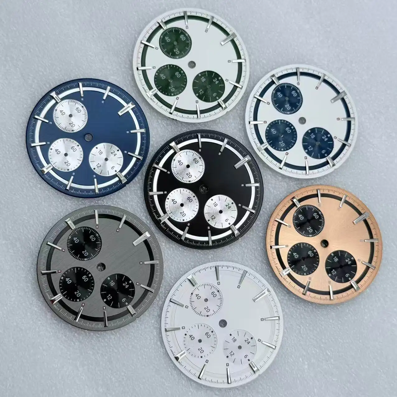 

Customized VK63 Quartz Movement Dial, Modified Multi-function Chronograph Dial, Diameter 29.5/32