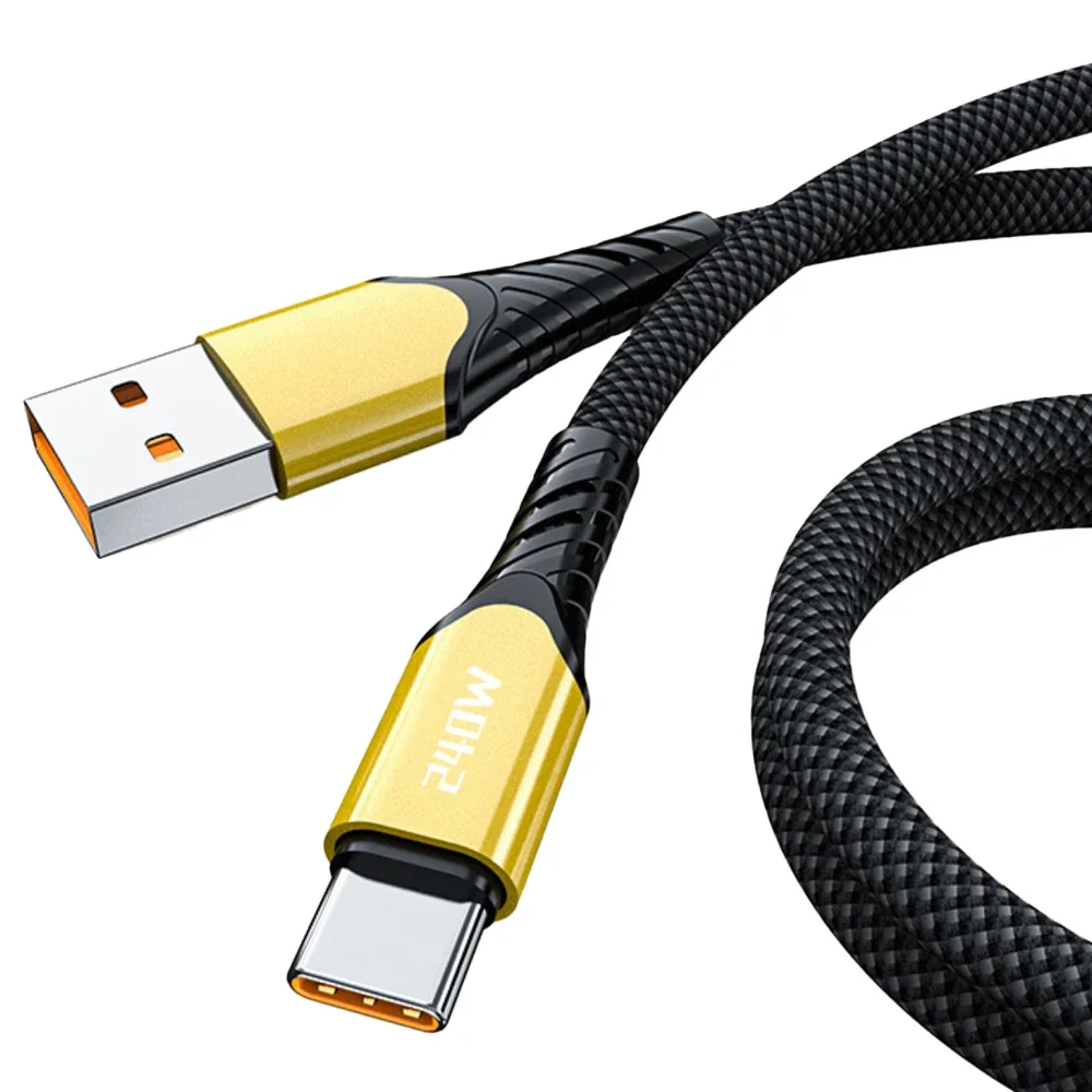 NNBILI 240W 5A Schnellladekabel USB A auf Typ C für Samsung S26 Realme Xiaomi Huawei OPPO OnePlus Handy-Datenkabel