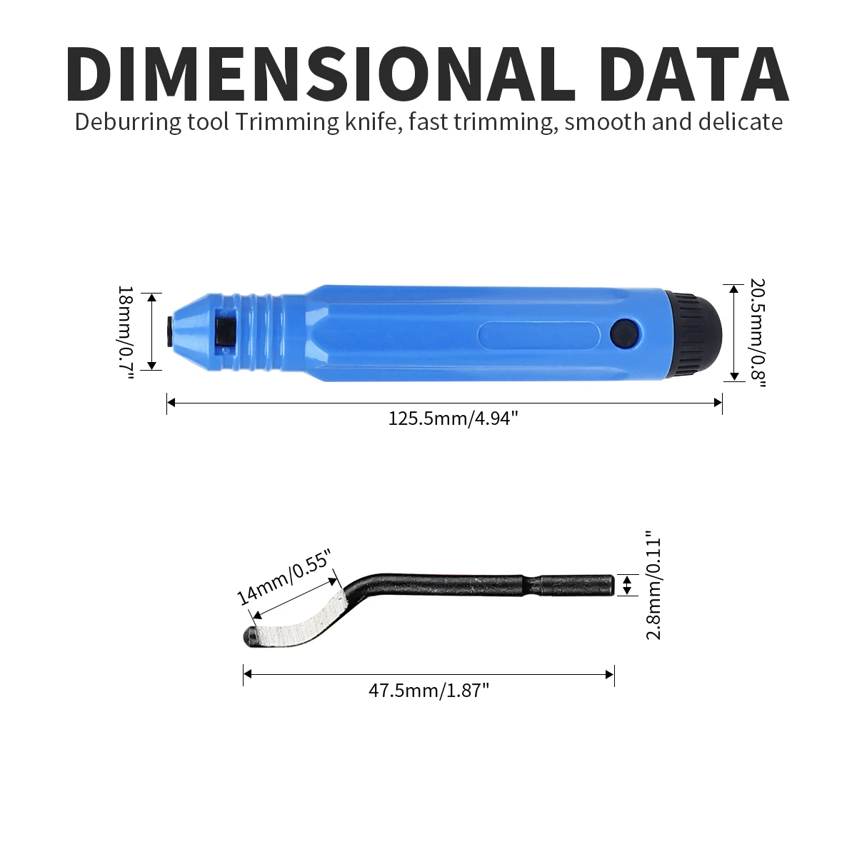 Onnfang 1PC Trimming knife Scraper Deburring Tool for Wood Plastic Aluminum Copper and Steel 3D Print