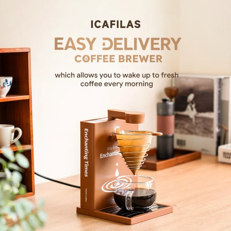 Simple Delivery Coffee Machine Portable Home Foldable Disassembly Automatic Manual Flat Panel Drip American Coffee Machine