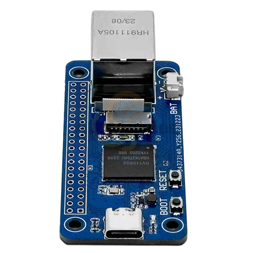 Micro Linux Development Board, RISC-V Arquitetura, 256MB Flash, Inteligência Artificial, RV1106