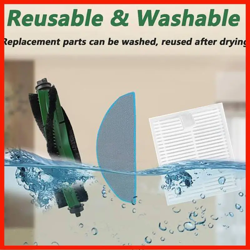 

For Irobot Roomba Combo Essential /Vac Essential Robot Vacuum Cleaner Parts Main Side Brush HEPA Filter Mop Accessories