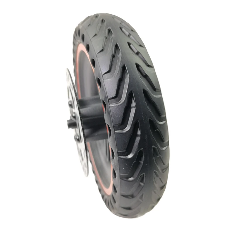 Electric Scooter 8.5 Inch Honeycomb Rear Wheel Tire Aluminum Alloy Explosion-Proof Tire 110Mm Brake Disk For Xiaomi M365