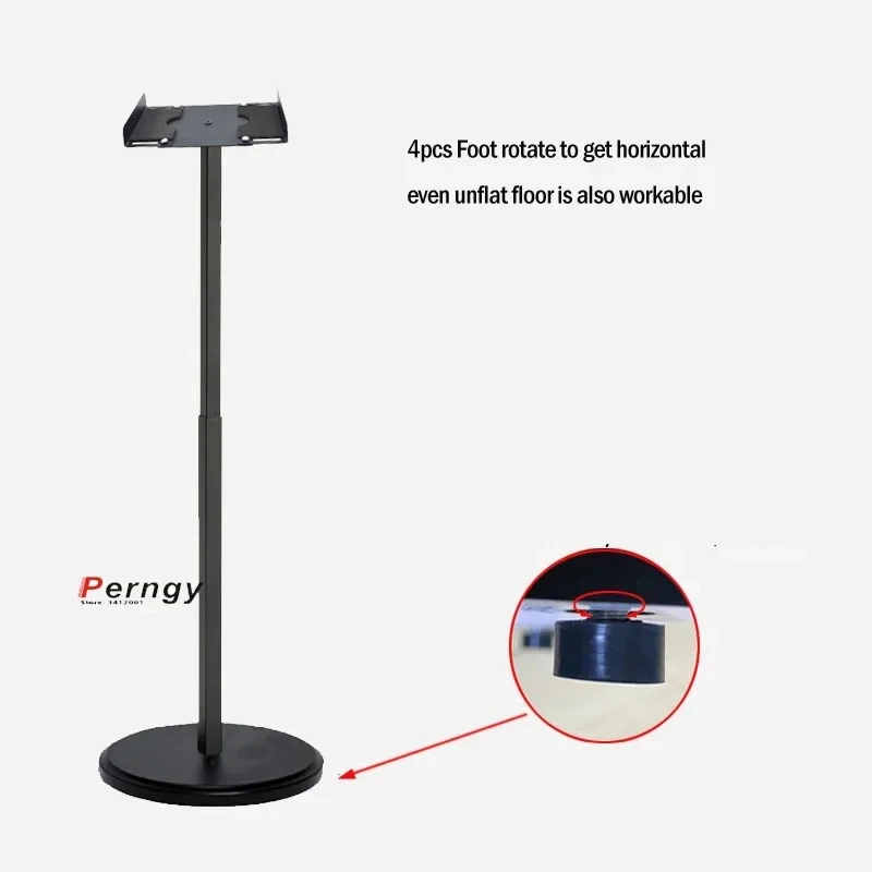 (1 пара = 2 шт.) SF120L 82,5-114 см, круглая основа, регулировка звука объемного динамика, напольная подставка с зажимом