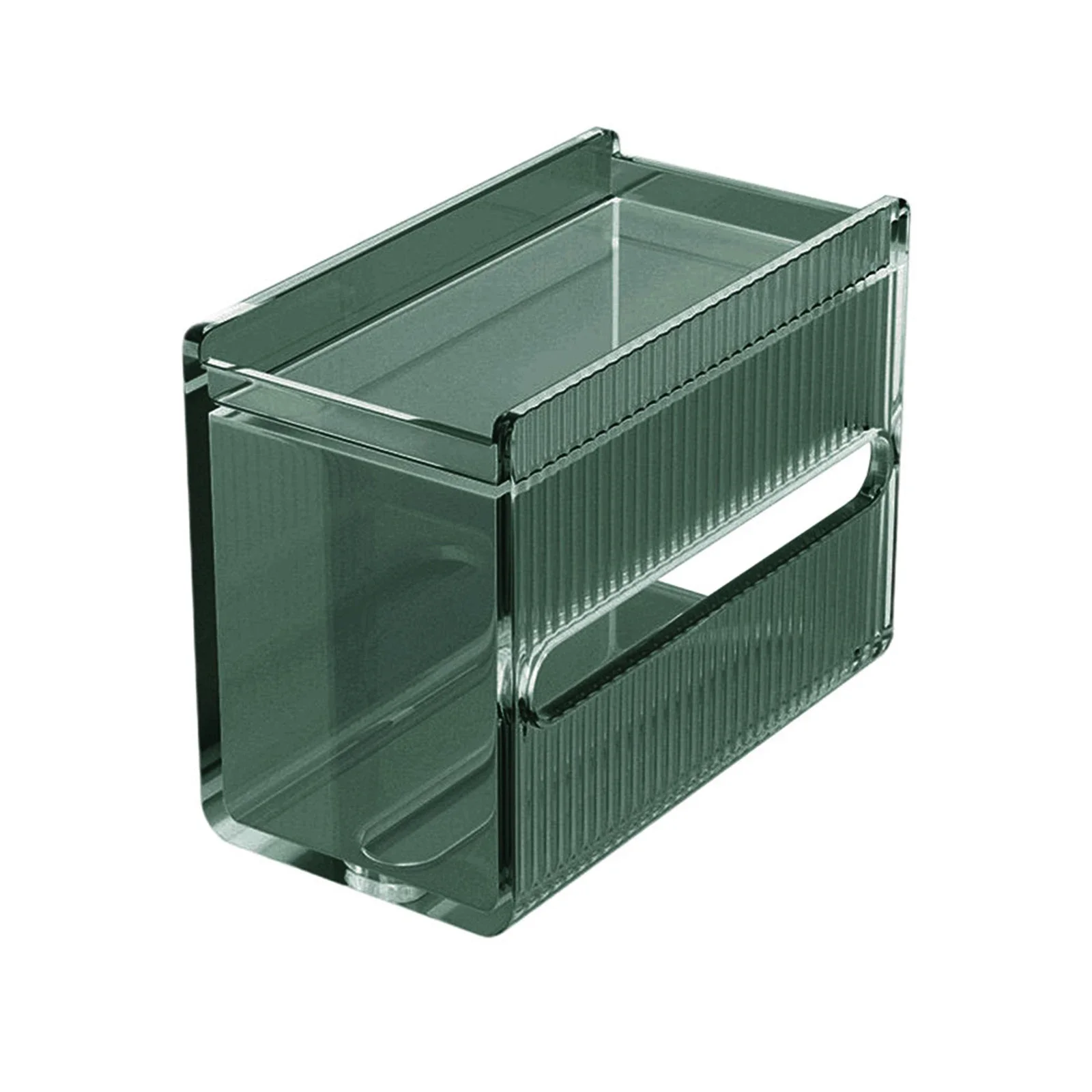 Acrylic Tissue Box Toilet Paper Storage Box For Holding Phones For Storing Cleaning Supplies No Drills Required