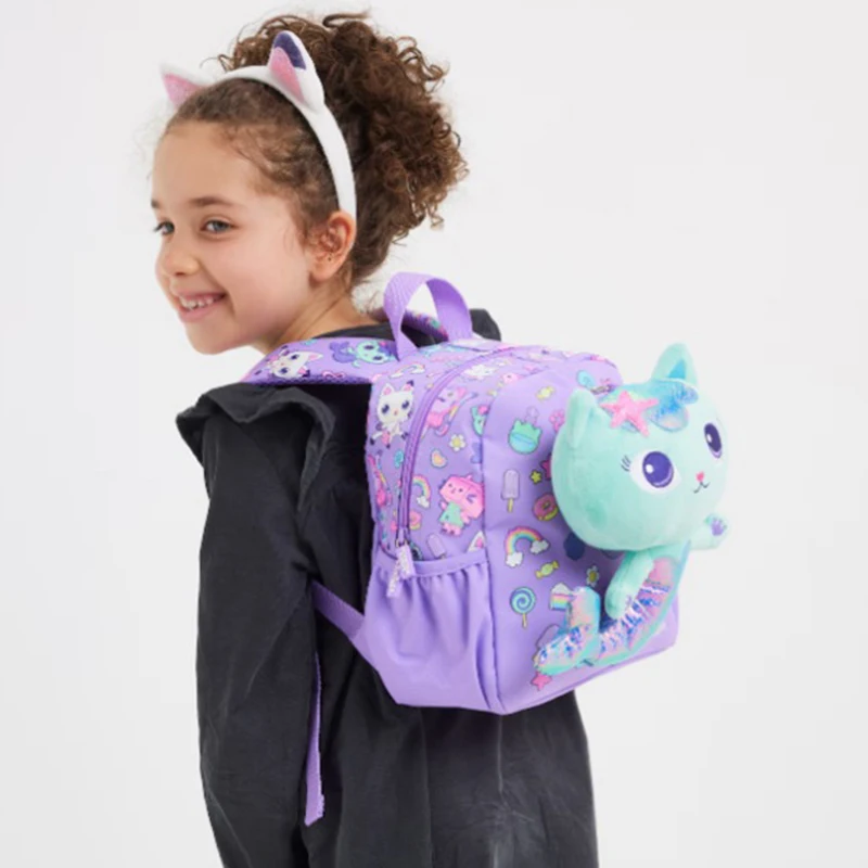 New Original Australia Smiggle Children Schoolbag Girl Gabby Shoulder Backpack Meal Bag Modeling Bags 14 Inch New Semester Gifts image 6